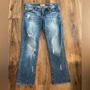 Dear John PLAYBACK Low Rise Distressed Jeans